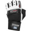 Power System Wrist Wrap Gloves No Compromise PS 2700 1 paire - blanc-noir