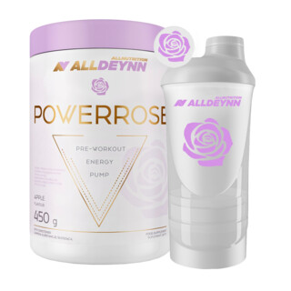 ALLNUTRITION ALLDEYNN Powerrose 450 g + Shaker 600 ml ZDARMA