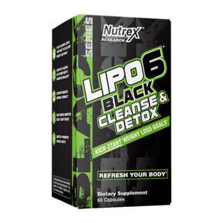 Nutrex Lipo 6 Black Cleanse & Detox 60 κάψουλες