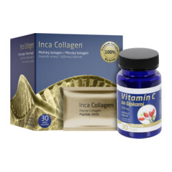 Inca Inca Collagen 30 vrecúšok + Vitamín C 30 tabliet