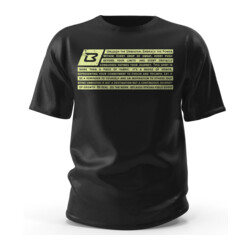 BodyWorld Men's T-shirt Unbeaten Softstyle μαύρο