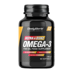 BodyWorld Ultra+D3K2 Omega-3 90 capsules