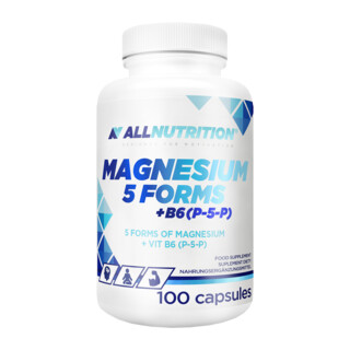 ALLNUTRITION Magnesium 5 Forms + B6 (P-5-P) 100 kapsula
