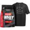 BodyWorld Quantum Whey 2270 g + T-shirt Now Or Never black T-shirt