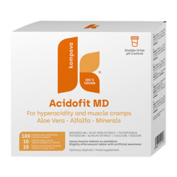 Kompava AcidoFit MD 2 x 10 Tablets + 100 Litmus Paper Strips