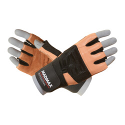 MadMax Gants de fitness Professional Natural Brown / Black MFG-269 1 paire