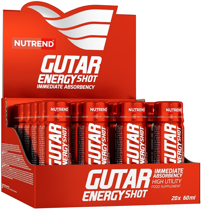 Nutrend Gutar Energy Shot BOX 20 X 60 Ml