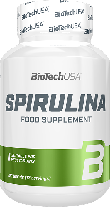 BioTech USA Spirulina 100 Tablets