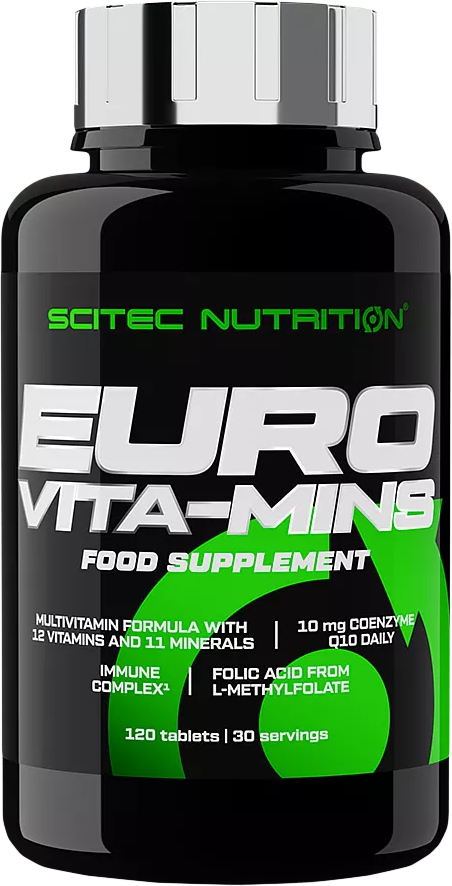 Scitec Nutrition Euro Vita-Mins 120 Comprimés