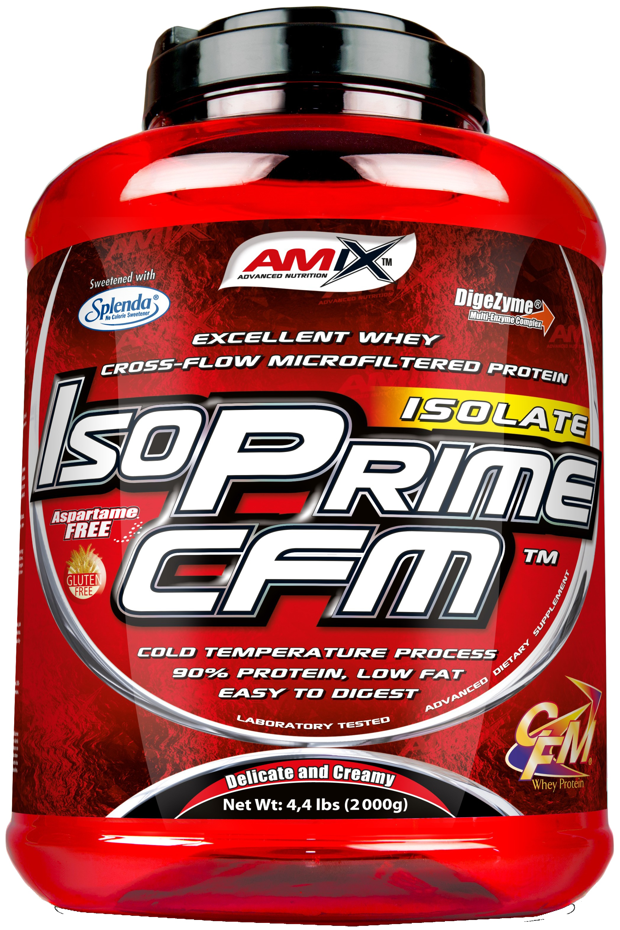 Amix IsoPrime CFM® Isolate 1000 g Erdbeere.