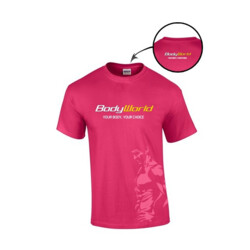 BodyWorld Mens BodyWorld T-shirt rosa