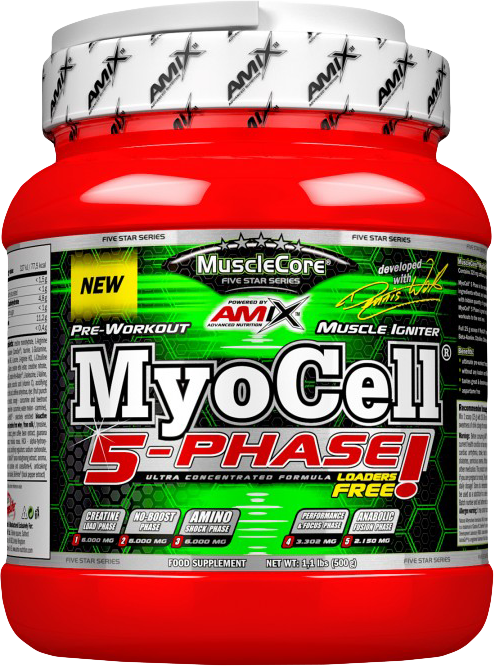 Amix MyoCell® 5 Phase 500 G Lemon-lime