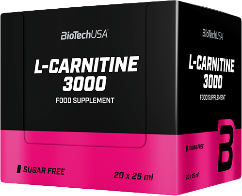 BioTech USA L-Carnitine Ampoule 3000 Mg 20 X 25 Ml Zitrone