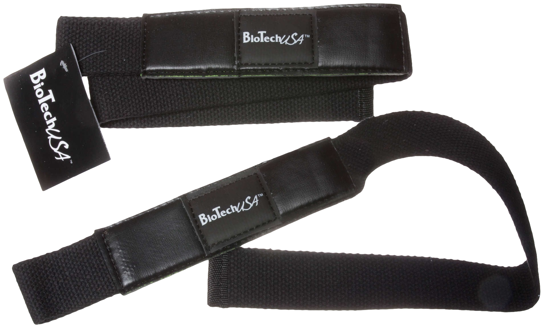 BioTech USA Straps (1 Pair) Schwarz