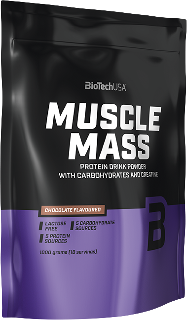 BioTech USA Muscle Mass 1000 G Csokoládé