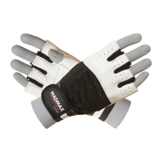 MadMax Fitness-Handschuhe Clasic White MFG-248W 1 Paar