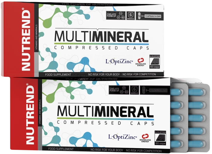 Nutrend Multimineral Compressed Caps 60 Capsules