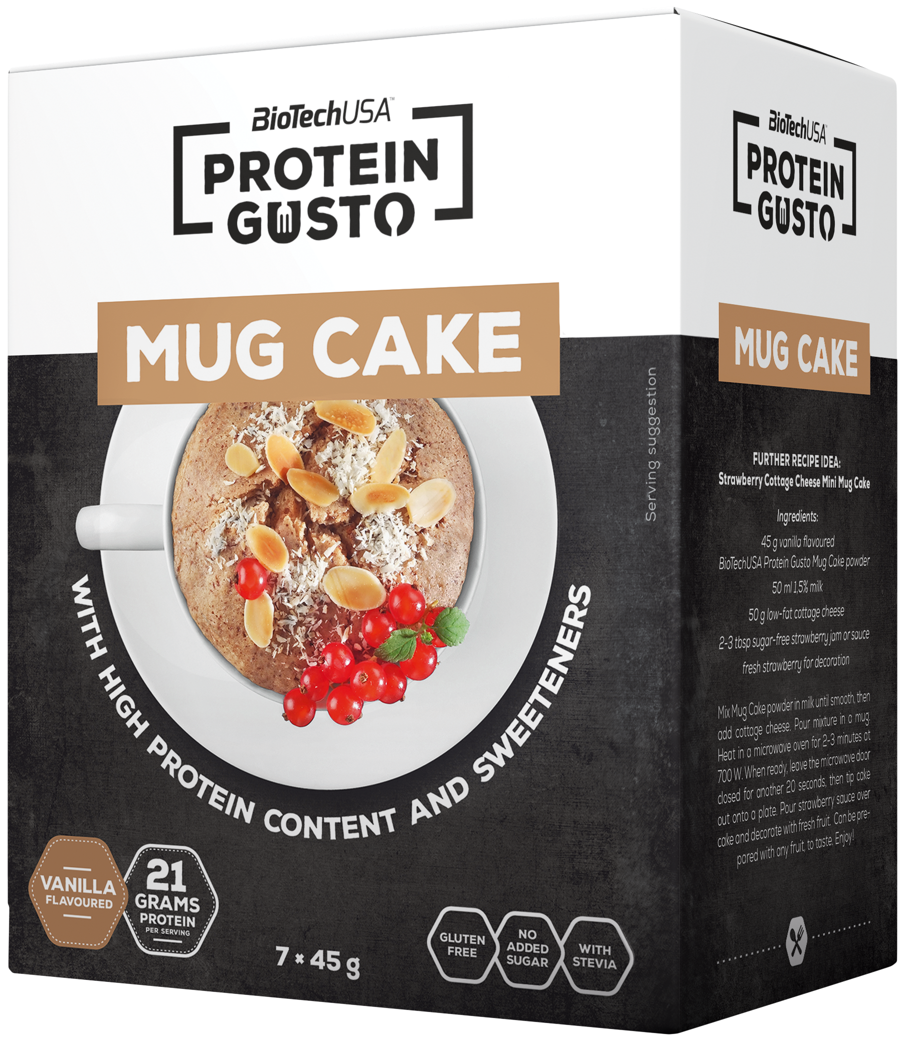 BioTech USA Protein Gusto Mug Cake 7 X 45 G Vanilla