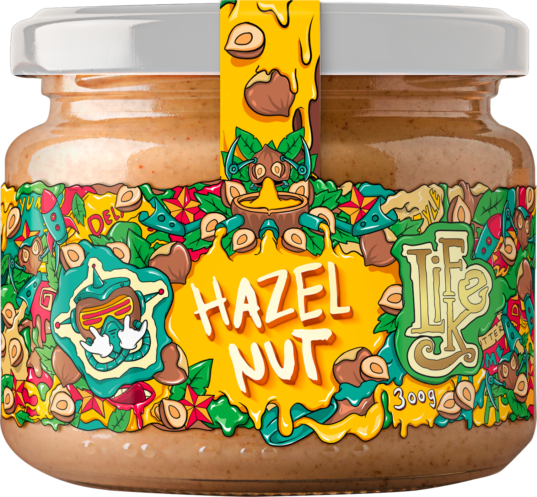 LifeLike Hazelnut Butter 300 G Haselnuss