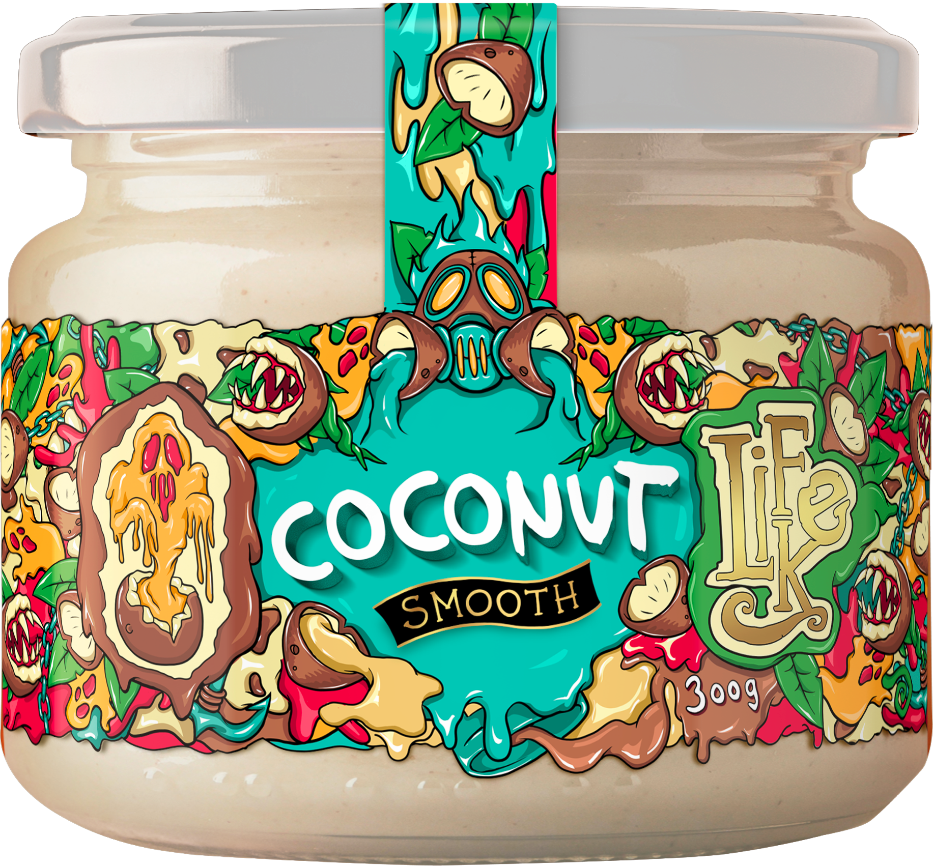 LifeLike Coconut Butter Smooth 300 G Coconut-smooth