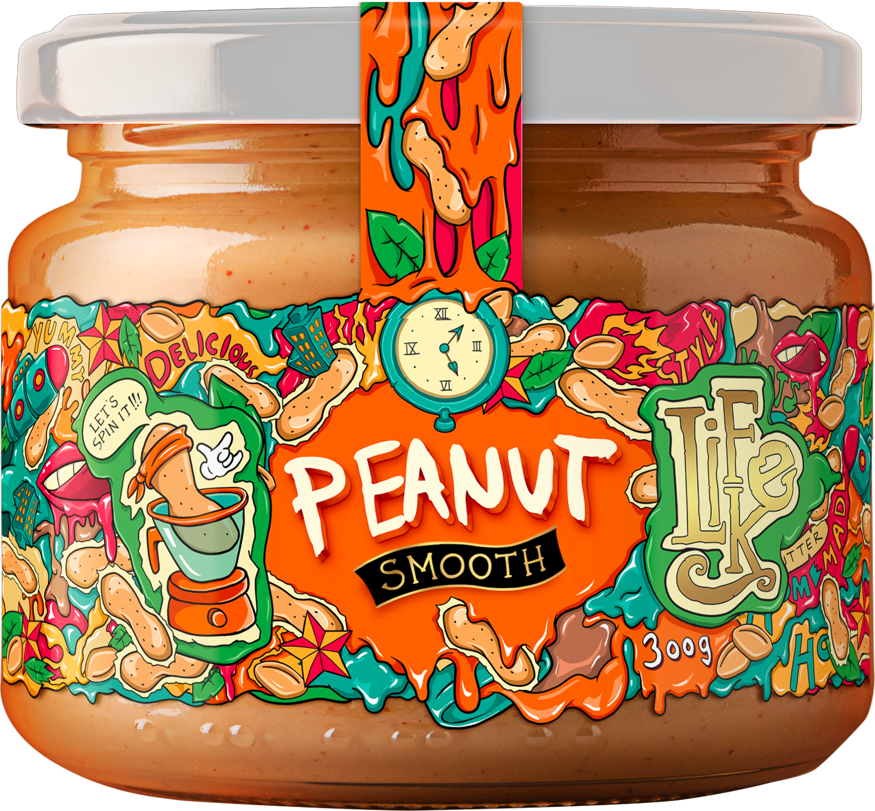 LifeLike Peanut Butter 300 G Croustillant