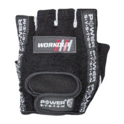 Power System Gloves Workout PS 2200 1 ζευγάρι - μαύρο