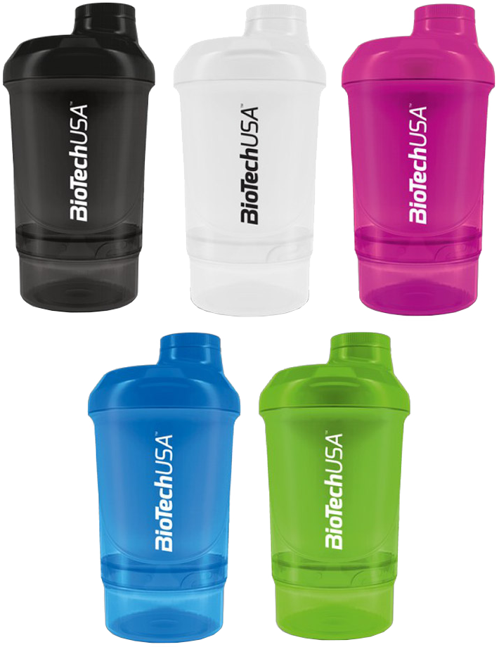 BioTech USA Shaker NANO 300 Ml + 150 Ml Cyclamen