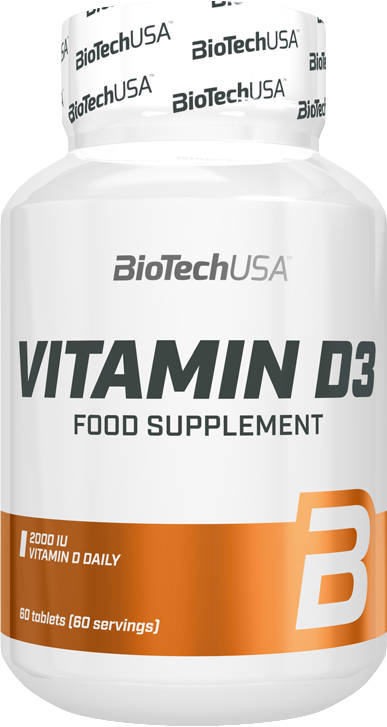 BioTech USA Vitamin D3 60 Tablets