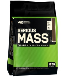 Optimum Nutrition Serious Mass 5450 g čokoláda.