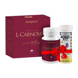 Kompava Premium L-Carnosine + AcidoFit zadarmo 60 kps