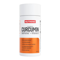 Nutrend Curcumin + BioPerine + Vitamín D 60 capsules