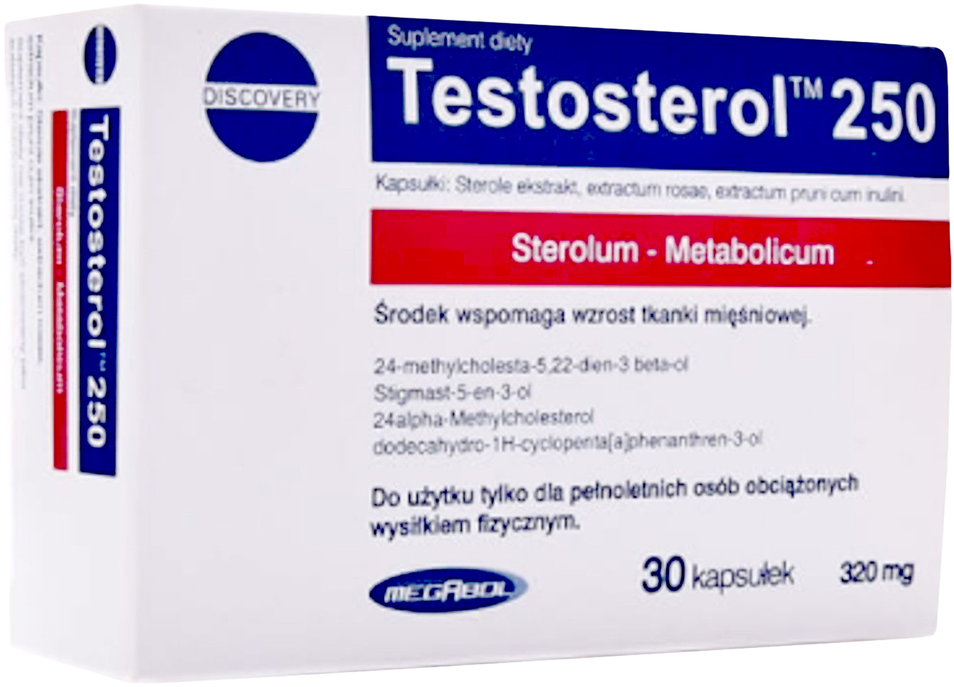 Megabol Testosterol™ 250 30 Capsules