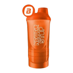 BioTech USA Šejker WAVE+ 600 ml + 350 ml "Never Stop"