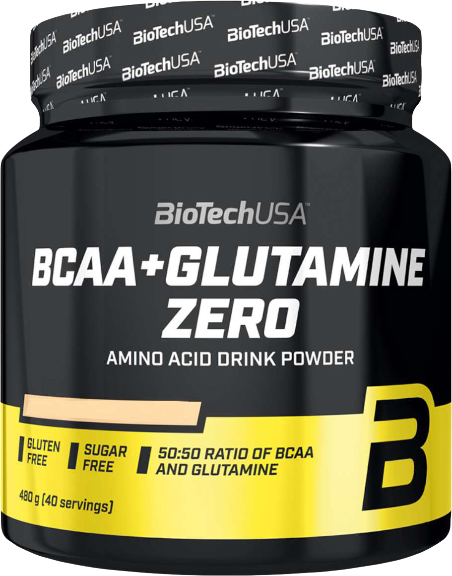 BioTech USA BCAA + Glutamine Zero 480 g pomeranč.