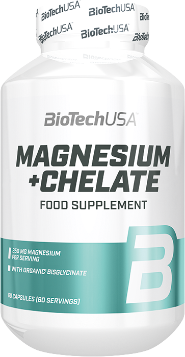 BioTech USA Magnesium + Chelate 60 Capsules