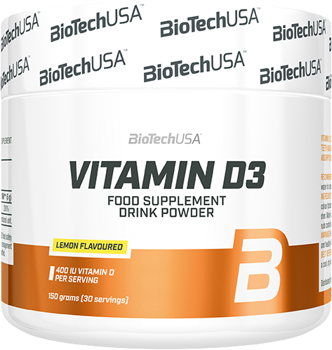 BioTech USA Vitamin D3 150 G Lemon