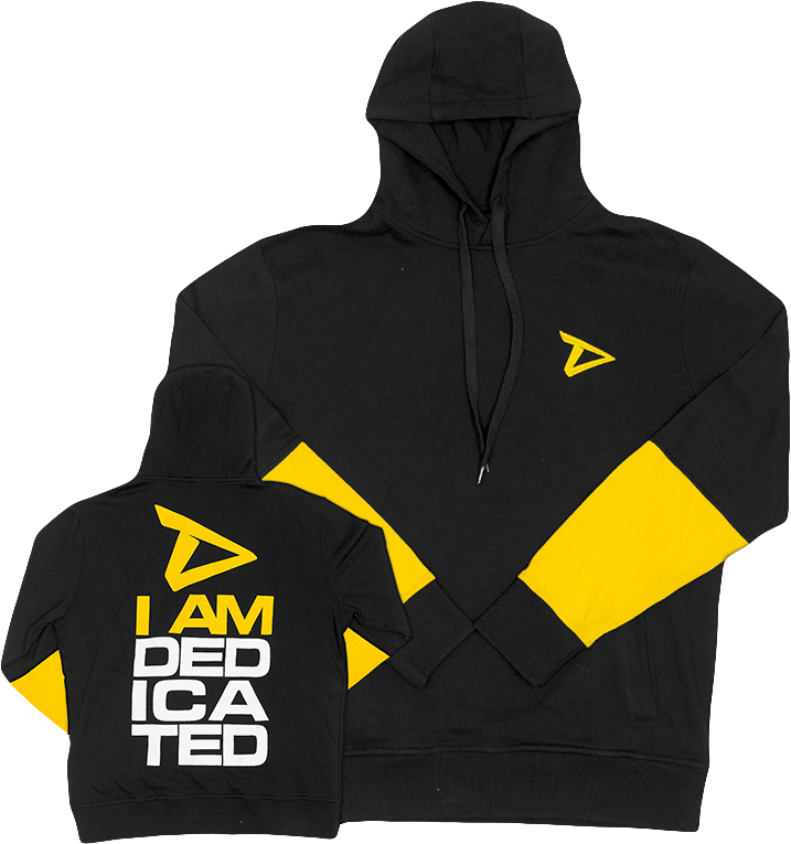 Dedicated Nutrition Pull Over Hoodie I AM DEDICATED L.