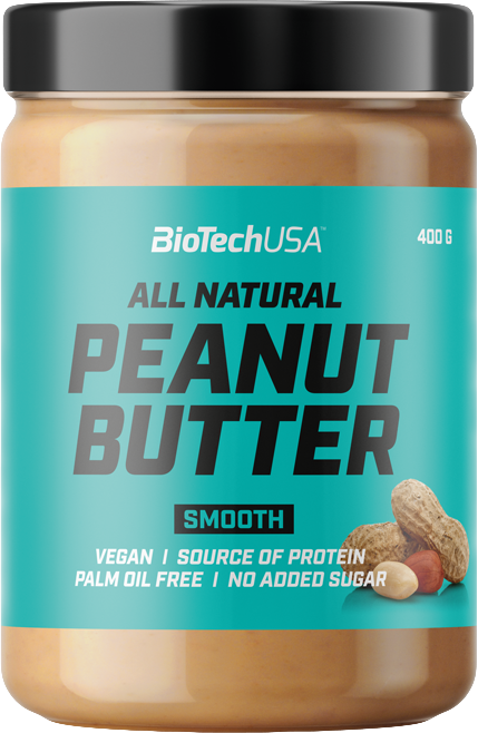 BioTech USA Peanut Butter 400 G Glatt