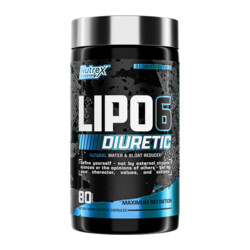 Nutrex Lipo 6 Black Diuretic 80 kapslí