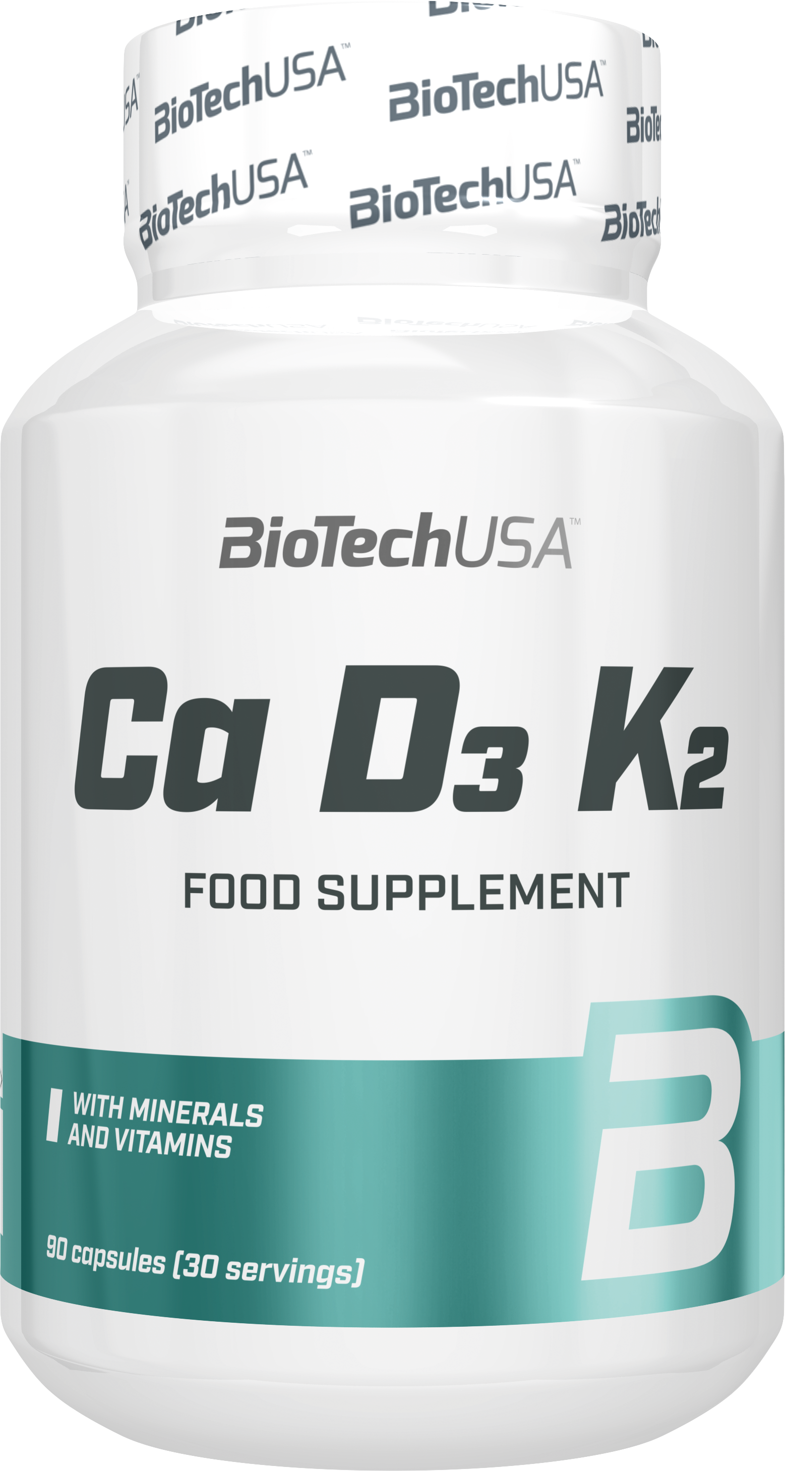 BioTech USA Ca D3 K2 90 Capsules