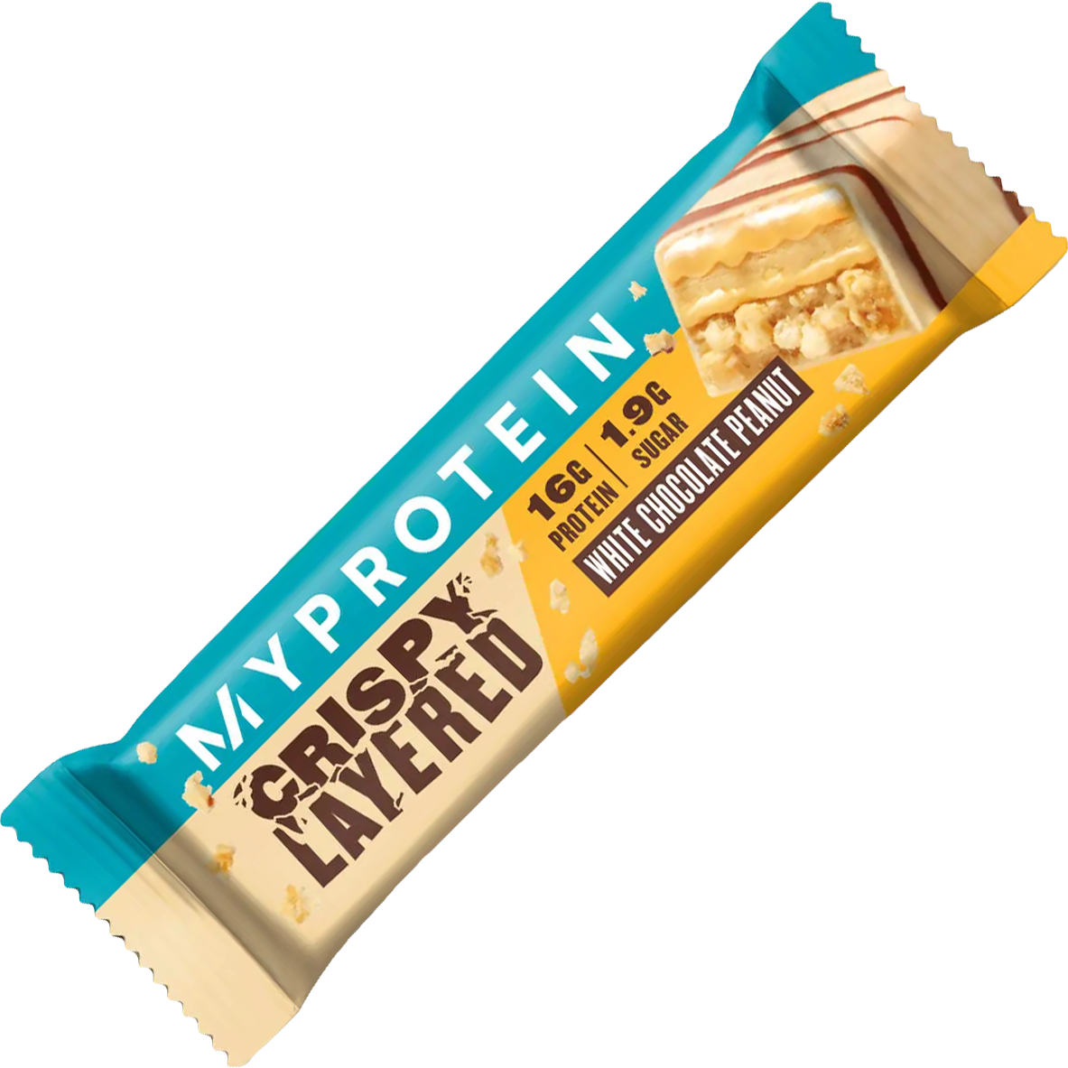 MyProtein Crispy Layered Bar 58 G White Chocolate-peanut