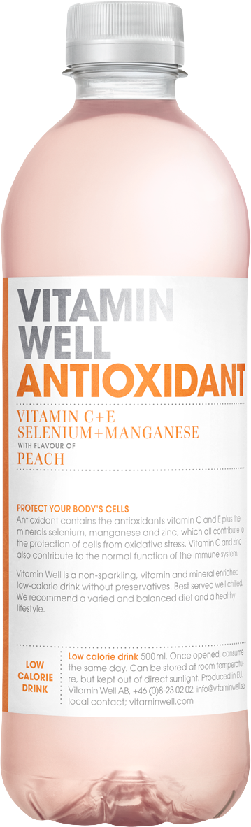 Vitamin Well Antioxidant 500 Ml Peach