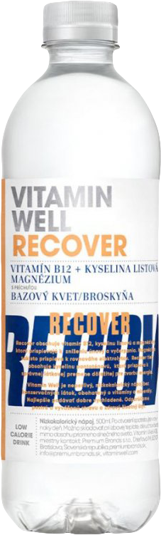 Vitamin Well Recover 500 Ml Holunderblüte-Pfirsich