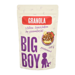 Big Boy Proteinska granola z belo čokolado @kamilasikl 360 g