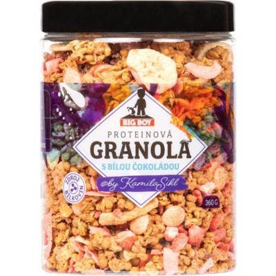 Big Boy Protein granola with white chocolate @kamilasikl 360 g