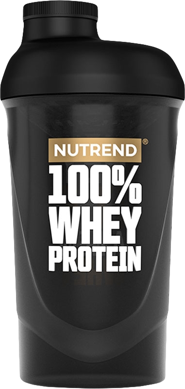 Nutrend Shaker Nutrend 100% Whey 600 Ml Transparentes Schwarz