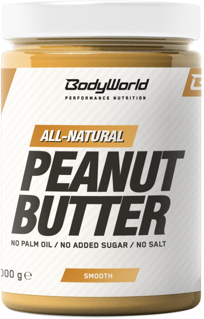 BodyWorld Peanut Butter 1000 G Glatt