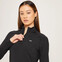 MyProtein Womens Linear Mark Training 1/4 Zip Top black