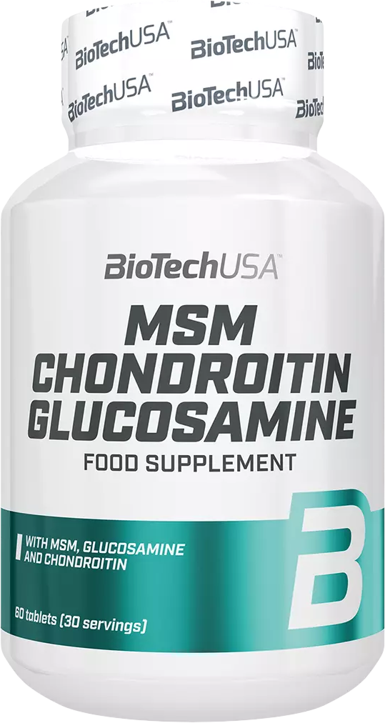 BioTech USA MSM Chondroitin Glucosamine 60 Tabletten