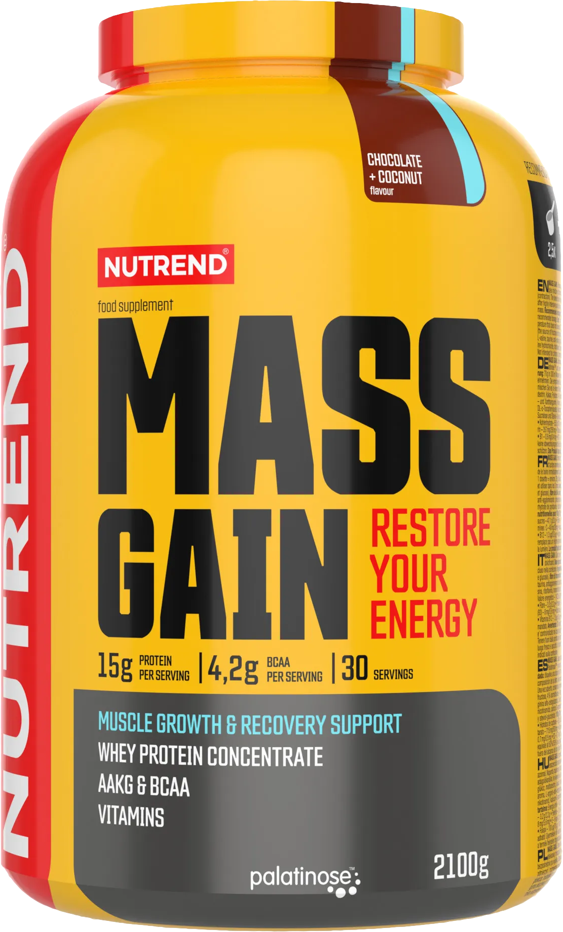 Nutrend Mass Gain 2100 G Vanille